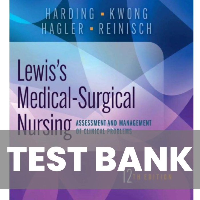 Medical surgical nursing test bank lewis