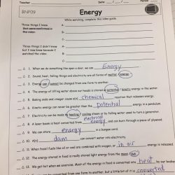 Bill nye energy worksheet answers pdf