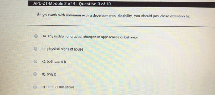 Apd zero tolerance module 2 answer key