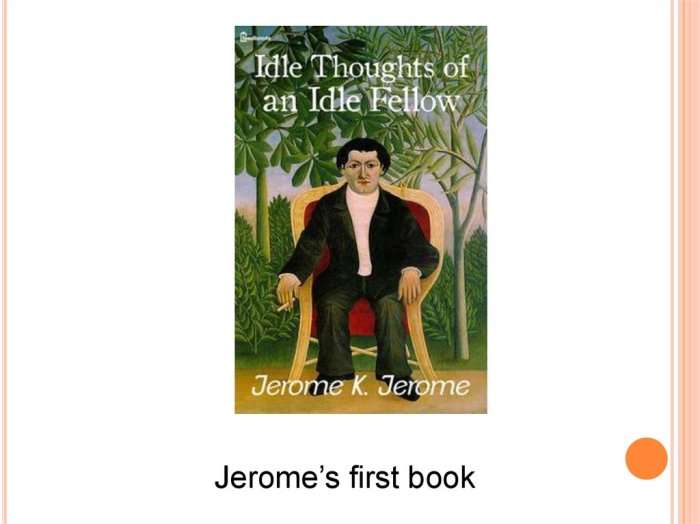 Jerome first book 1894 edition