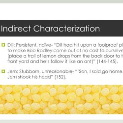 Indirect characterization in to kill a mockingbird